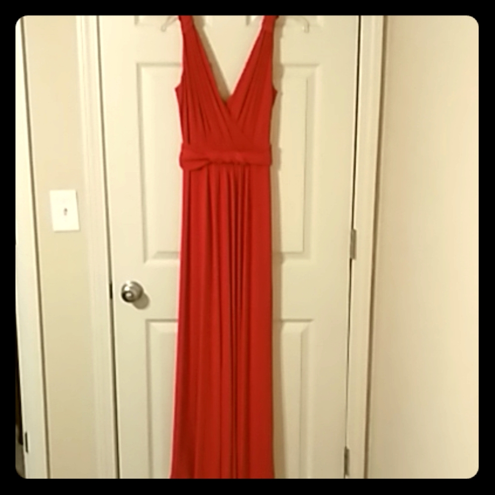 Calvin Klein Red Evening Dressβ